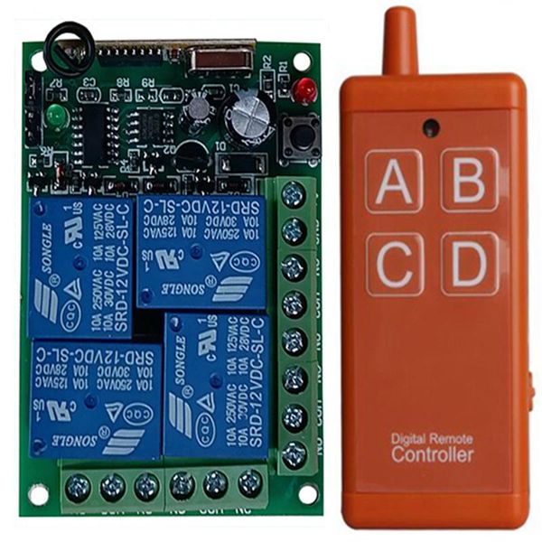 smart home control 433mhz dc 12v 24v 4ch rf remote switch wireless relay receiver controller usb rechargeable for garage\ door\ led\ bulb
smart home control 433mhz dc 12v 24v 4ch rf remote switch wireless relay receiver controller usb rechargeable for garage\ door\ led\ bulb