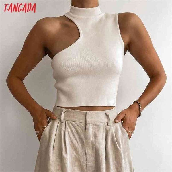 tangada summer women beige asymmetry tank sleeveless female knit qj147 210705, White
tangada summer women beige asymmetry tank sleeveless female knit qj147 210705, White