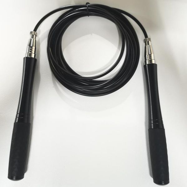 jump ropes 4mm diameter pvc steel cord heavy weighted self lock rubber aluminum handle skipping rope speed double under crossfit adjustable 
jump ropes 4mm diameter pvc steel cord heavy weighted self lock rubber aluminum handle skipping rope speed double under crossfit adjustable