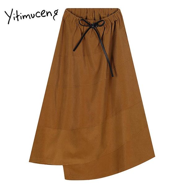 skirts yitimuceng irregular black lace up skirt for women high waist mini solid 2021 summer korean casual fashion
skirts yitimuceng irregular black lace up skirt for women high waist mini solid 2021 summer korean casual fashion