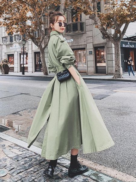 women's trench coats autumn coat for women 2021 fashion elegant skirt long sleeve outwear windbreaker casacos femininos, Tan;black
women's trench coats autumn coat for women 2021 fashion elegant skirt long sleeve outwear windbreaker casacos femininos, Tan;black