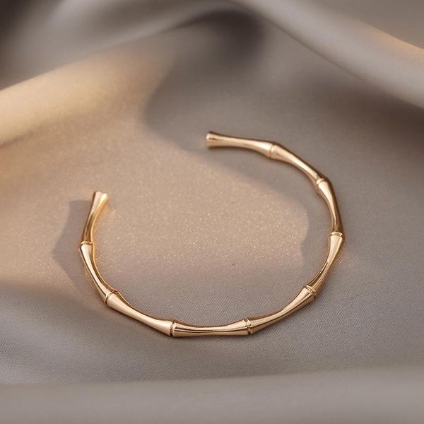 bangle 2021 design bamboo shape open bracelet for woman fashion luxury korean jewelry retro girl's unusual, Black
bangle 2021 design bamboo shape open bracelet for woman fashion luxury korean jewelry retro girl's unusual, Black