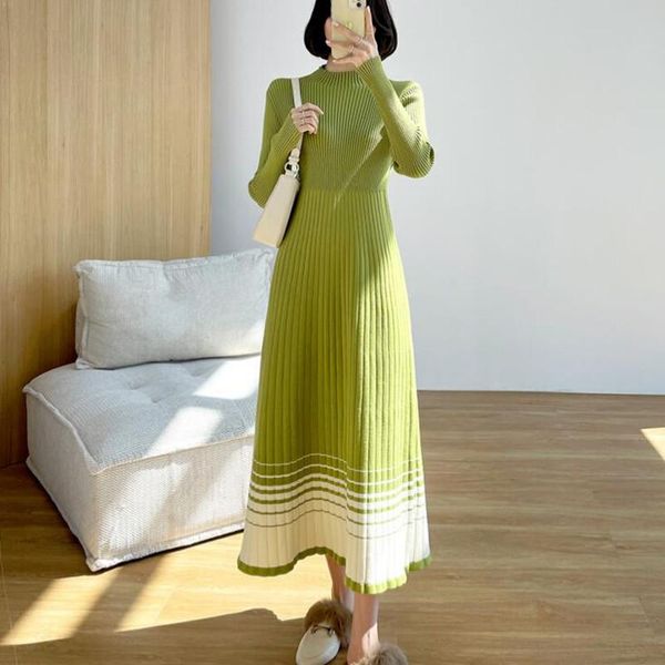 casual dresses zawfl 2021 fall winter mid length over-the-knee sweater dress turtleneck high waist contrast striped knitted women, Black;gray
casual dresses zawfl 2021 fall winter mid length over-the-knee sweater dress turtleneck high waist contrast striped knitted women, Black;gray