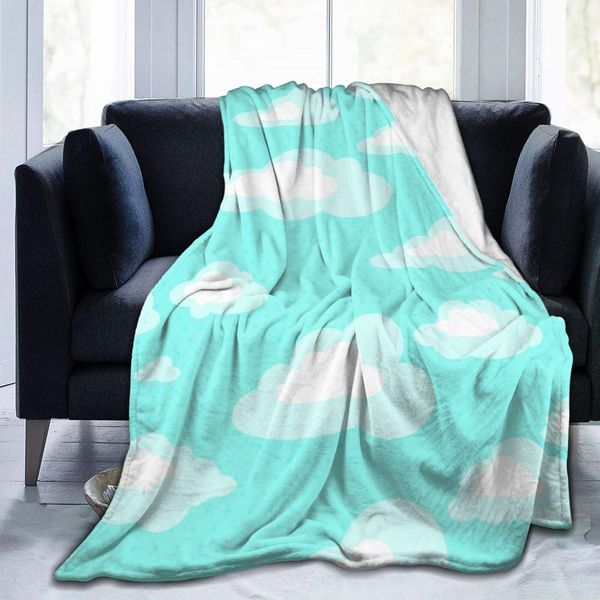 Ultra-Soft Micro Fleece Blanket,Blue Sky with Clouds,Home Decor Warm Throw Blanket for Couch Bed,60"X 50"
Ultra-Soft Micro Fleece Blanket,Blue Sky with Clouds,Home Decor Warm Throw Blanket for Couch Bed,60"X 50"