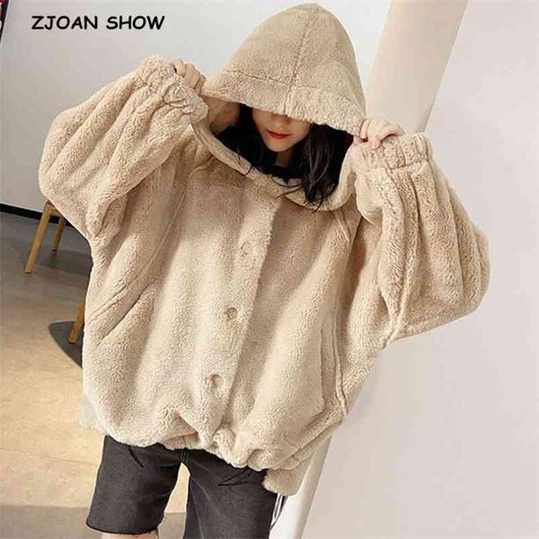 winter stay warm oversize hooded large size faux fur coat casual hoodies long sleeve women jacket outwear 210429, Black
winter stay warm oversize hooded large size faux fur coat casual hoodies long sleeve women jacket outwear 210429, Black