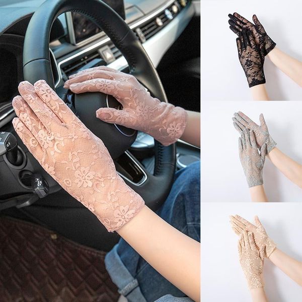 sports gloves lace mesh and sun-resistant full finger for women girls autumn summer flexible women's, Black
sports gloves lace mesh and sun-resistant full finger for women girls autumn summer flexible women's, Black