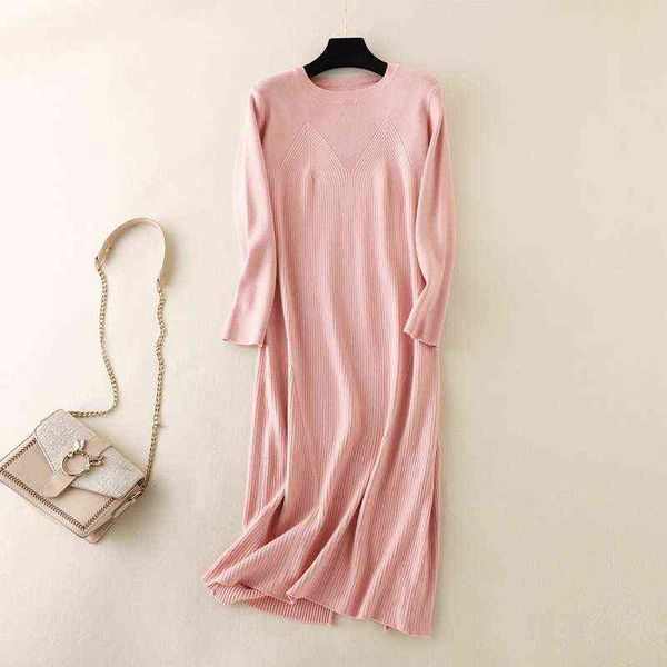 elegant knitted bottoming dress for women autumn and winter 2021 new o neck midi temperament over-the-knee sweater long dress y1204, Black;gray
elegant knitted bottoming dress for women autumn and winter 2021 new o neck midi temperament over-the-knee sweater long dress y1204, Black;gray