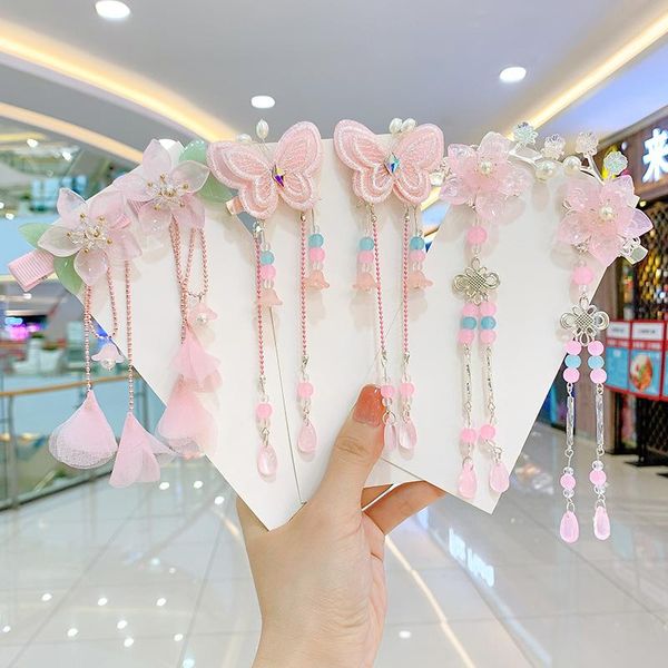 hair accessories girls' antique hairpin hanfu does not hurt bow knot headdress princess costume, Slivery;white
hair accessories girls' antique hairpin hanfu does not hurt bow knot headdress princess costume, Slivery;white