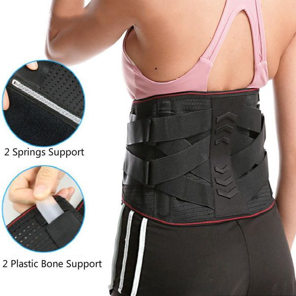 double pull waist orthopedic posture corrector belt lower back lumbar spine support health care women men, Black;gray
double pull waist orthopedic posture corrector belt lower back lumbar spine support health care women men, Black;gray