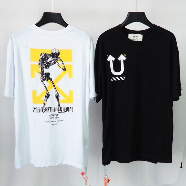2021 summer off new white men's spirit boy ow tide skull print short sleeve t-shirt, White;black
2021 summer off new white men's spirit boy ow tide skull print short sleeve t-shirt, White;black