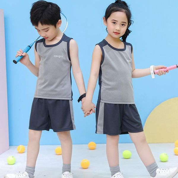 children clothing sets sport boys girls clothes kids outfit quick dry sleeveless t shirts shorts 4 6 8 9 10 12 14 year, White
children clothing sets sport boys girls clothes kids outfit quick dry sleeveless t shirts shorts 4 6 8 9 10 12 14 year, White