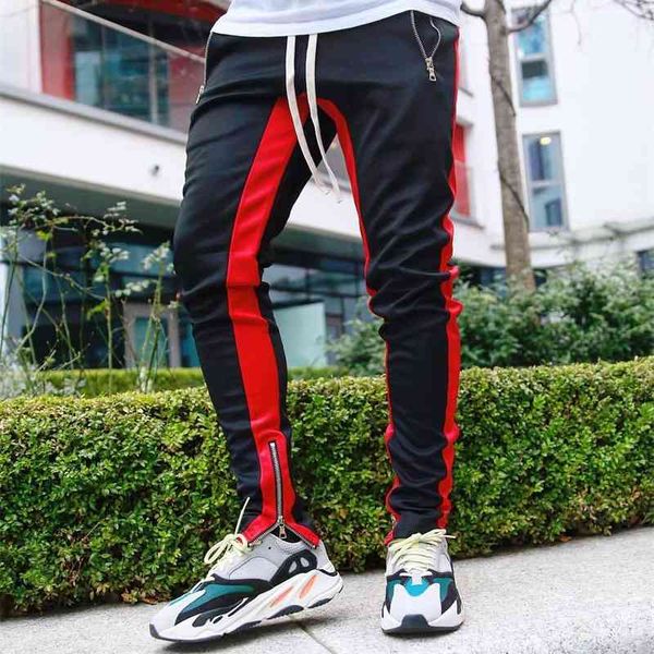 2019 new gaojiechao brand leisure sports men's color matching zipper leg fitness pants spring and summer, Black
2019 new gaojiechao brand leisure sports men's color matching zipper leg fitness pants spring and summer, Black