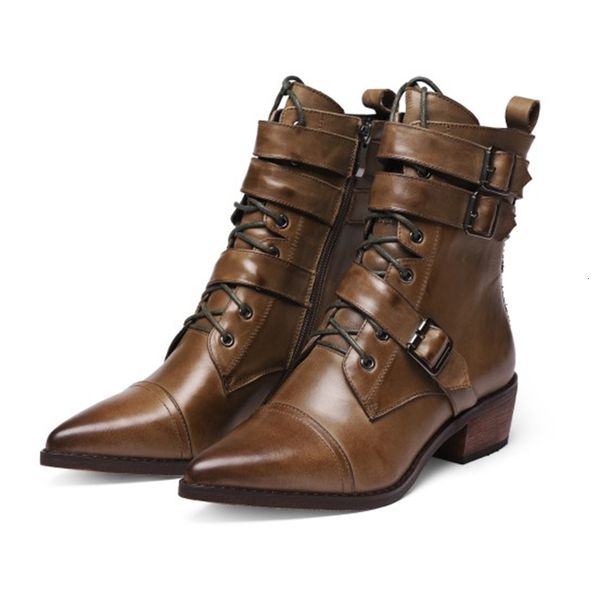 boots olomm winter leather boots ankle square heels pointed-at-toe brown khaki knight women's club size eua 4-10 uwui, Black
boots olomm winter leather boots ankle square heels pointed-at-toe brown khaki knight women's club size eua 4-10 uwui, Black