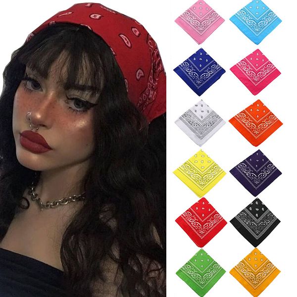 new bohemian print bandana hair bands for women girls square scarf turban multifunctional headband hair accessories headwear, Blue;gray
new bohemian print bandana hair bands for women girls square scarf turban multifunctional headband hair accessories headwear, Blue;gray