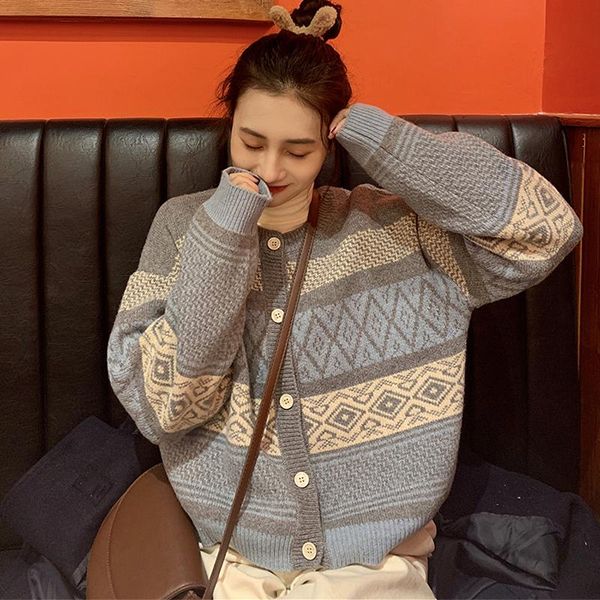 women's knits & tees bethquenoy winter clothes vintage cardigan sweater women sweter casacos femininos inverno 2021 woman knitted suete, White
women's knits & tees bethquenoy winter clothes vintage cardigan sweater women sweter casacos femininos inverno 2021 woman knitted suete, White