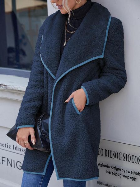 women's wool & blends 2021 fashion women jackets winter coat loose casual lapel double-sided plush jacket solid color streetwear warm w, Black
women's wool & blends 2021 fashion women jackets winter coat loose casual lapel double-sided plush jacket solid color streetwear warm w, Black