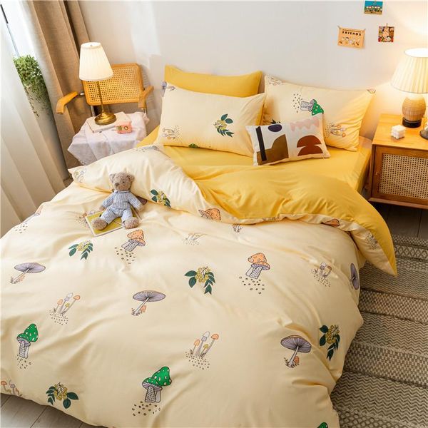 bedding sets yellow set home textile for bedroom a/b double-sided soft duvet cover quilt pillow case bed sheet twin
bedding sets yellow set home textile for bedroom a/b double-sided soft duvet cover quilt pillow case bed sheet twin