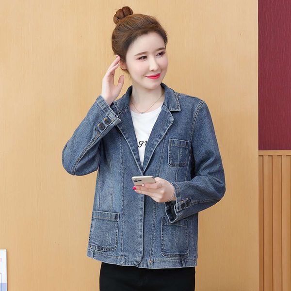 cowboy suit coat women's spring and autumn versatile temperament slim short, Black;brown
cowboy suit coat women's spring and autumn versatile temperament slim short, Black;brown