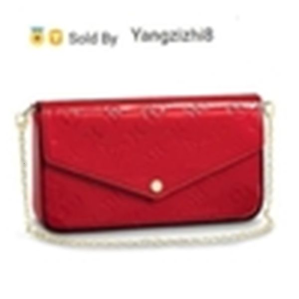yangzizhi8 real pochette flicie patent leather red m61293 caviar lambskin chain flap bag long chain wallets key card holders purse clutches, Black;red
yangzizhi8 real pochette flicie patent leather red m61293 caviar lambskin chain flap bag long chain wallets key card holders purse clutches, Black;red
