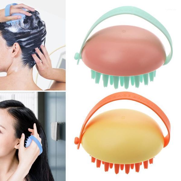 soft silicone head hair massage comb brush washing scalp cleaning body spa stress release care shower tool1, Silver
soft silicone head hair massage comb brush washing scalp cleaning body spa stress release care shower tool1, Silver