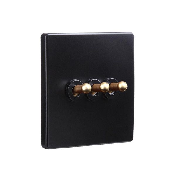 smart home control black switch panel retro toggle brass lever light 1-4 gang 2 way wall power lamp matte plastic frame
smart home control black switch panel retro toggle brass lever light 1-4 gang 2 way wall power lamp matte plastic frame