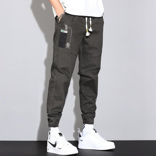 men's pants 2021 spring and summer casual trend fashion youth loose large comfortable breathable corset overalls, Black
men's pants 2021 spring and summer casual trend fashion youth loose large comfortable breathable corset overalls, Black