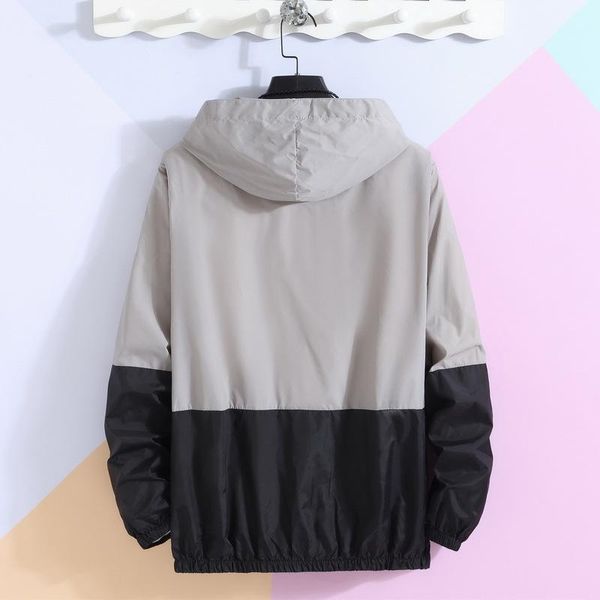 men's jackets summer color matching outing sun protection clothing for young men and students with hooded jacket thin, Black;brown
men's jackets summer color matching outing sun protection clothing for young men and students with hooded jacket thin, Black;brown