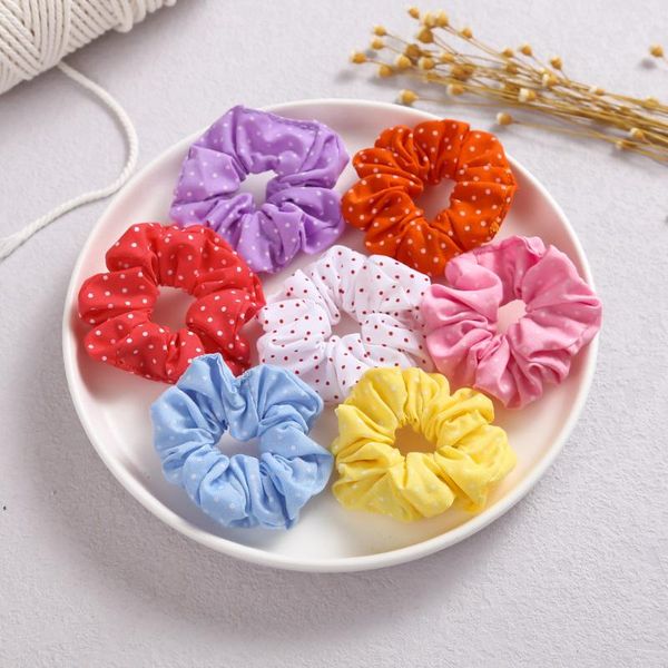 hair accessories cute polka dot scrunchie girls colourful ring elastic bands ponytail holder rubber band scrunchies kids, Slivery;white
hair accessories cute polka dot scrunchie girls colourful ring elastic bands ponytail holder rubber band scrunchies kids, Slivery;white