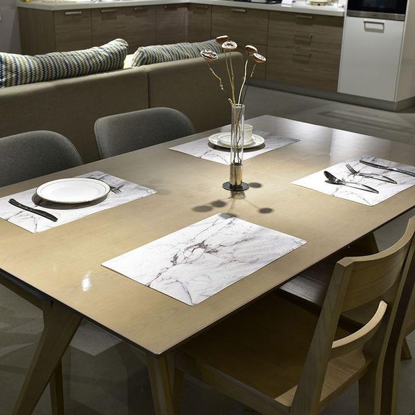 mats & pads luxury pu leather placemat black white marble pattern table mat heat insulation waterproof placemats bowl 45x32cm 1pcs
mats & pads luxury pu leather placemat black white marble pattern table mat heat insulation waterproof placemats bowl 45x32cm 1pcs