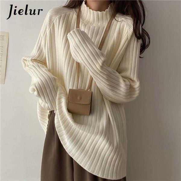 jielur autumn winter knitted thick sweater women beige coffee casual pullovers sweaters loose warm jumper female knitwear 210928, White
jielur autumn winter knitted thick sweater women beige coffee casual pullovers sweaters loose warm jumper female knitwear 210928, White