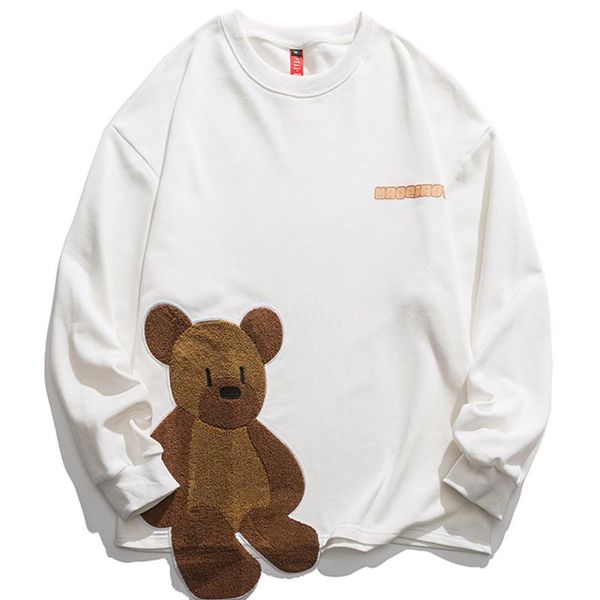 men's hoodies & sweatshirts men japanese vintage sweatershirts couple solid color harajuku spring style trendy bear patch loose casual, Black
men's hoodies & sweatshirts men japanese vintage sweatershirts couple solid color harajuku spring style trendy bear patch loose casual, Black