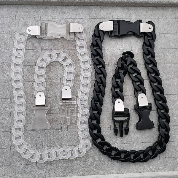 fishsheep acrylic chain buckle necklace for men women rock punk transparent choker 2021 fashion jewelry1, Silver
fishsheep acrylic chain buckle necklace for men women rock punk transparent choker 2021 fashion jewelry1, Silver