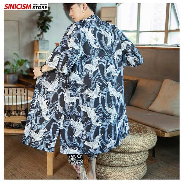 men's sincism store chinese style print long kimono men summer man casual open stitch jackets oversized clothes c3gu, Black;brown
men's sincism store chinese style print long kimono men summer man casual open stitch jackets oversized clothes c3gu, Black;brown
