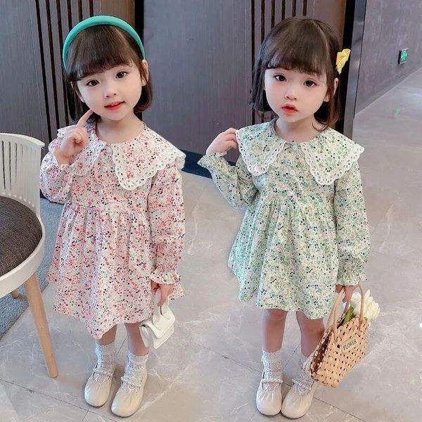 girl's dresses autumn girls floral dress toddler baby long-sleeved doll collar princess children's party kids clothes, Red;yellow
girl's dresses autumn girls floral dress toddler baby long-sleeved doll collar princess children's party kids clothes, Red;yellow