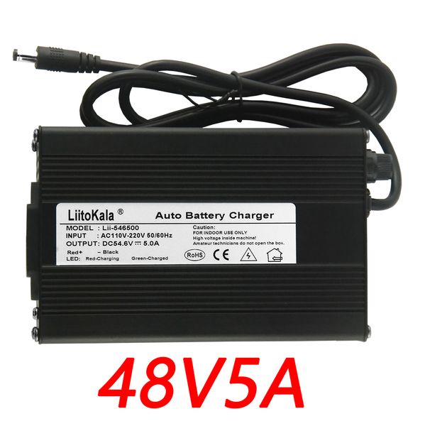 liitokala 48v 5a 13s 18650 battery pack charger 54.6v current constant pressure is full of self-stop
liitokala 48v 5a 13s 18650 battery pack charger 54.6v current constant pressure is full of self-stop