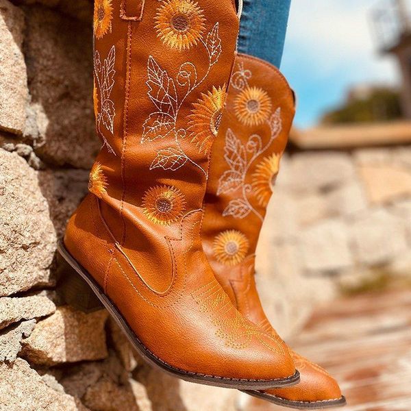 boots embroidery flower cow boy for women mid calf riding 2021 spring female cool thick heel shoes bottee, Black
boots embroidery flower cow boy for women mid calf riding 2021 spring female cool thick heel shoes bottee, Black