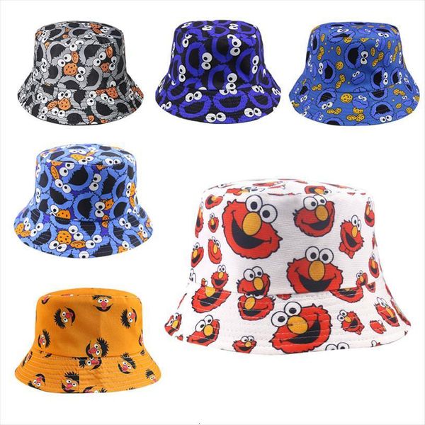 Cartoon Sesame Street Bucket Hat Cute Sun Fashion Outdoor Female Panama Caps Fisherman Anime Sunhat Cap, Blue;gray
Cartoon Sesame Street Bucket Hat Cute Sun Fashion Outdoor Female Panama Caps Fisherman Anime Sunhat Cap, Blue;gray