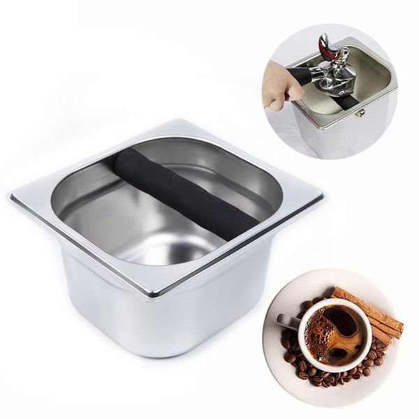 coffee filters stainless steel knock box container grounds bucket for maker accessories kitchen tools
coffee filters stainless steel knock box container grounds bucket for maker accessories kitchen tools