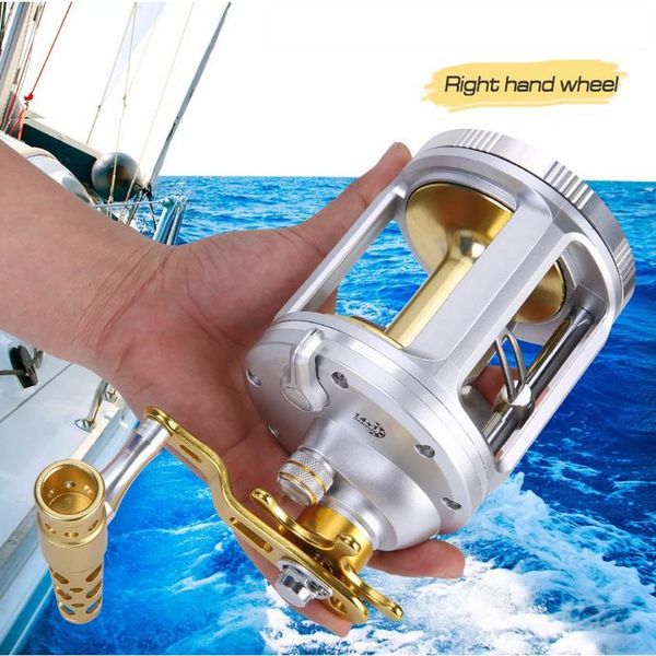 round baitcasting reel 14+1 bb conventional right hand reinforced metal body & star drag reels
round baitcasting reel 14+1 bb conventional right hand reinforced metal body & star drag reels
