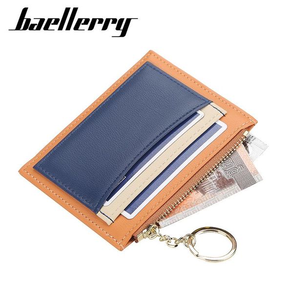 card holders baellerry ladies holder pu leather patchwork multi positive clip zipper key case fashion small coin purse, Brown;gray
card holders baellerry ladies holder pu leather patchwork multi positive clip zipper key case fashion small coin purse, Brown;gray