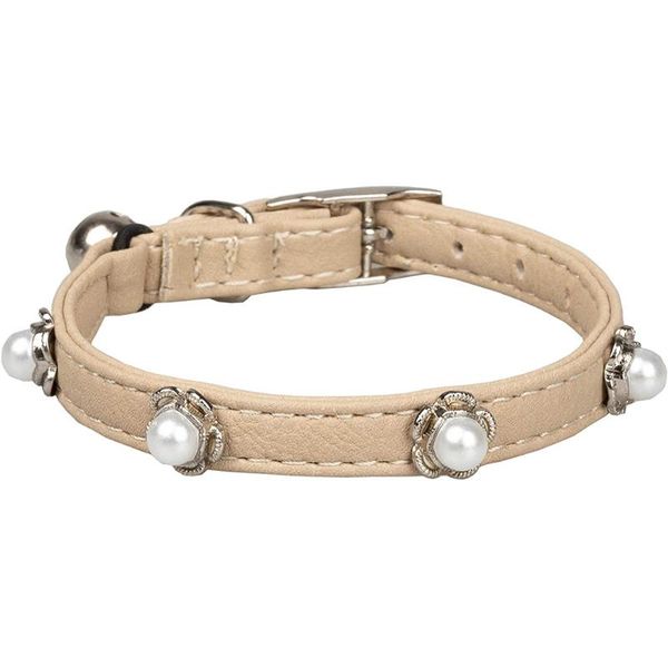 cat collars & leads collar with bell leather dog christmas adjustable cute pearl small girl jewelry beige s
cat collars & leads collar with bell leather dog christmas adjustable cute pearl small girl jewelry beige s