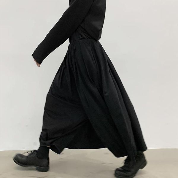 men's trousers spring and autumn loose-fitting more fold culottes casual men young black harem large british pants
men's trousers spring and autumn loose-fitting more fold culottes casual men young black harem large british pants