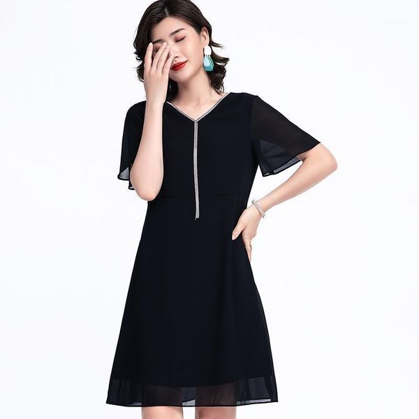 chain dress plus size 6xl 5xl 4xl 3xl xxl cute summer 2021 black v neck bell short sleeve a line casual zipper dresses for women, Black;gray
chain dress plus size 6xl 5xl 4xl 3xl xxl cute summer 2021 black v neck bell short sleeve a line casual zipper dresses for women, Black;gray