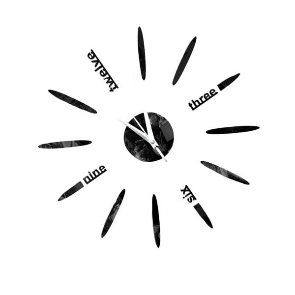 acrylic silent wall clock decorative hanging for home living room bedroom (black) clocks
acrylic silent wall clock decorative hanging for home living room bedroom (black) clocks