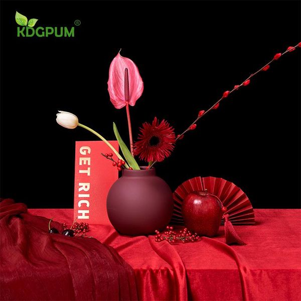 modern handmade ceramic vase nordic morandi artistic personality matte berry red flower pot home decoration ornaments vases
modern handmade ceramic vase nordic morandi artistic personality matte berry red flower pot home decoration ornaments vases