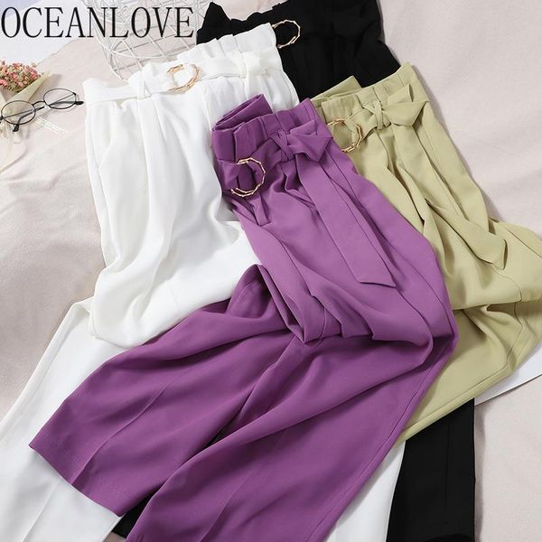 women's pants & capris oceanlove office lady summer high waist sashes ropa mujer solid work women 2021 trousers all match 16975, Black;white
women's pants & capris oceanlove office lady summer high waist sashes ropa mujer solid work women 2021 trousers all match 16975, Black;white