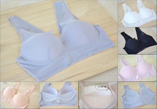 bras plus size bra lace seamless for women underwear bh bralette with pad vest brasieres para mujer, Red;black
bras plus size bra lace seamless for women underwear bh bralette with pad vest brasieres para mujer, Red;black
