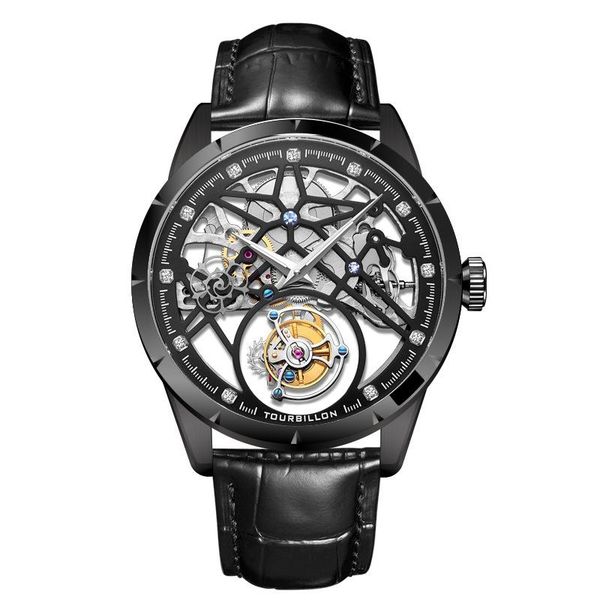 wristwatches men watch tourbillon automatic mechanical high-quality tough guy watches personality unique hollow man, Slivery;brown
wristwatches men watch tourbillon automatic mechanical high-quality tough guy watches personality unique hollow man, Slivery;brown