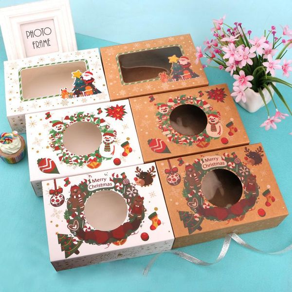 gift wrap 25pcs merry christmas paper bakery boxes packaging with window cupcake donut cake muffin cookies dessert eve party decor for kid
gift wrap 25pcs merry christmas paper bakery boxes packaging with window cupcake donut cake muffin cookies dessert eve party decor for kid