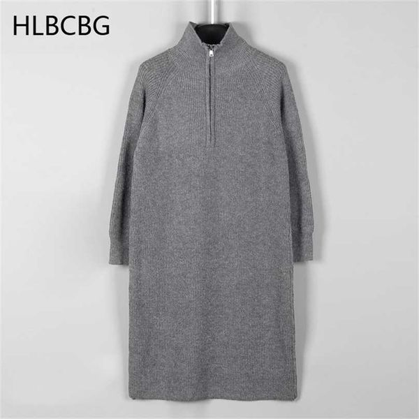 hlbcbg long knit sweater dress for women autumn winter thick warm maxi elegant zipper robe femme vestidos 211109, Black;gray
hlbcbg long knit sweater dress for women autumn winter thick warm maxi elegant zipper robe femme vestidos 211109, Black;gray